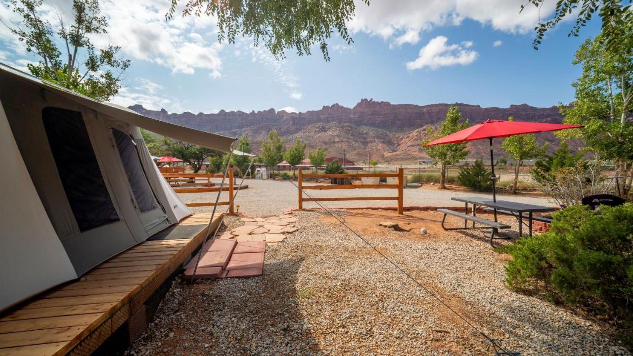 FunStays Glamping Setup Tent in RV Park #1 OK-T1 Moab Eksteriør billede